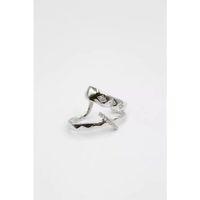 Taşlı Kıkırdak Küpe - Gümüş