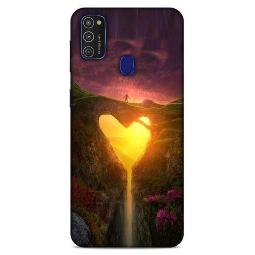 Lopard Samsung Galaxy M21 Uyumlu Kılıf Manipülasyon ☻ (17) Tasarım Kılıf Baskılı