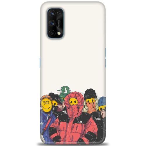 Realme 7 Pro Kılıf HD Baskılı Kılıf - Adamlar + Tam Ekran Koruyucu