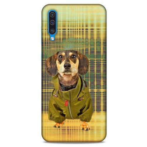 Samsung Galaxy A30s Kılıf Köpek Kıyafetleri (35) Fit Design Kılıf Beagle Palto