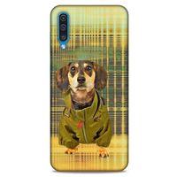 Samsung Galaxy A30s Kılıf Köpek Kıyafetleri (35) Fit Design Kılıf Beagle Palto