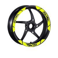 RKS Rks Uyumlu Flo Sarı Geniş 1 Set Jant Şeridi