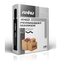 Sırdaş Permanent Marker 12'li Paket Siyah Yuvarlak Uç 440