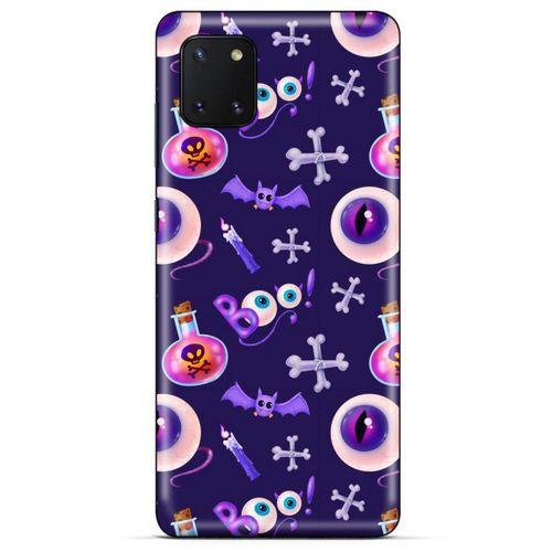 Huawei Y5P Uyumlu Kılıf Mor Delisi (21) Koruyucu Kapak Göz