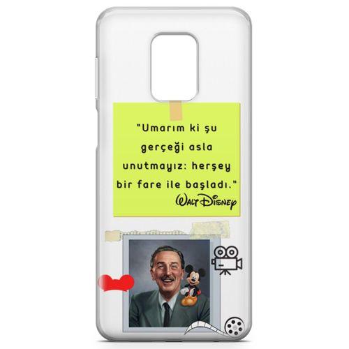 Xiaomi Redmi Note 9 Pro Kılıf Caps Walt Disney Arka Kapak Koruma Desenli Full Koruyucu