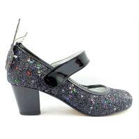 Mini Women Siyah Kız Çocuk Topuklu Abiye Ayakkabı