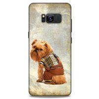 Samsung Galaxy S8 Kılıf Köpek Kıyafetleri (25) Antişok Kapak Brussels Griffon Sweatshirt