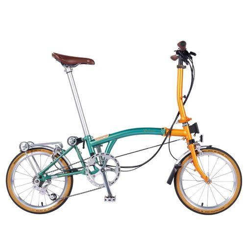 Dahon Lunden 16 Jant Katlanır Bisiklet Turuncu-Mavi