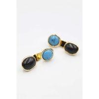 Taşlı Küpe - Altın