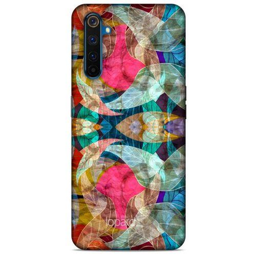 Oppo Realme 6 Pro Kılıf Pastel Renkler (10) Full Koruma Kılıfı Fuşya Yeşil