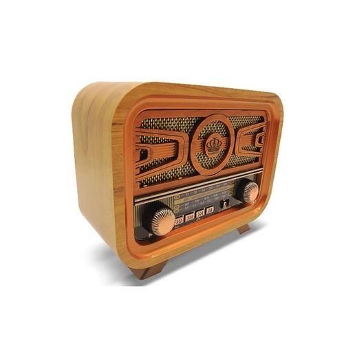 Crownwell Retro Bluetooth Radyo Ve Hoparlör Md-1301bt
