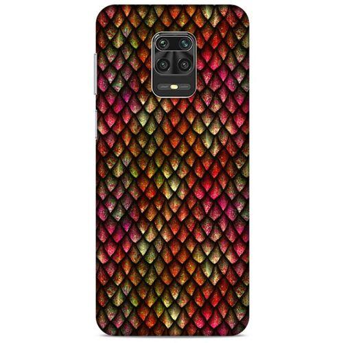 Xiaomi Redmi Note 9S Kılıf Dragons (8) Baskılı Kılıf Ejderha Deri Pembe