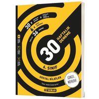 6. Sınıf Sosyal Bilgiler 30 Haftalık Kazanım Denemeleri Hız Yayınları