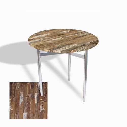 Dockers Venedik Masa Yuvarlak Çap 70 kromnikel (Werzalit, Wermodin veya Allzalit Tabla) - Maracaibo