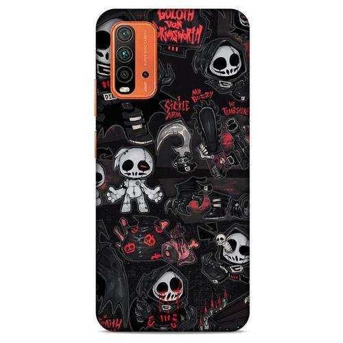 Xiaomi Redmi Note 9 4g Uyumlu Kılıf Motorsiklet (30) Silicone Case İskelet