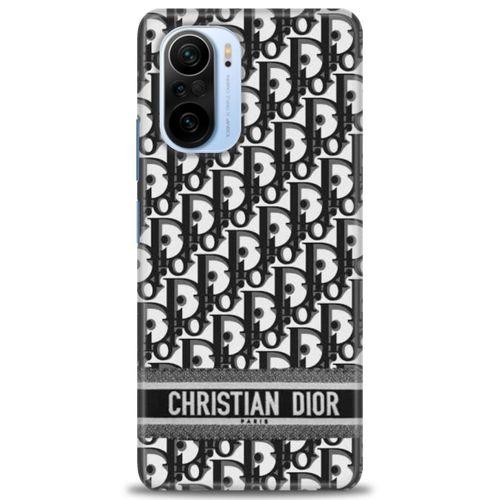 Xiaomi Redmi K40 Kılıf HD Baskılı Kılıf - Dior + Tam Ekran Koruyucu