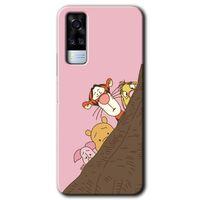 Vivo Y51 HD Baskılı Kılıf + 9D Tam Ekran Koruyucu - Winnie the Pooh