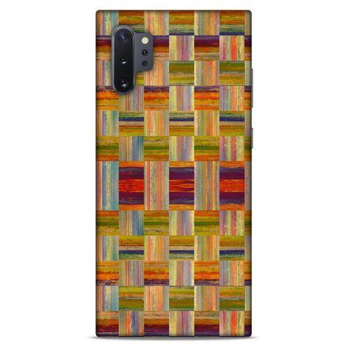 Lopard Samsung Galaxy Note 10 Plus Uyumlu Kılıf Wood'X (49) Ultra Silikon Kılıf Baskılı