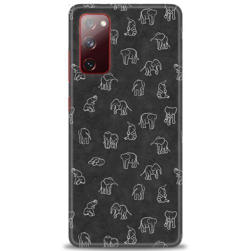 Samsung Galaxy S20 FE Kılıf HD Baskılı Kılıf - Filler + Tam Ekran Koruyucu