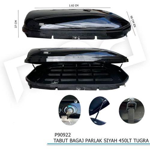 Tabut Port Bagaj Parlak Siyah 450LT Tuğra