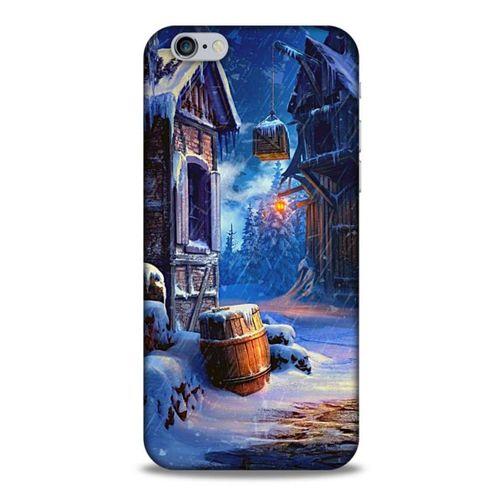 Apple Iphone 6S Kılıf Snowix (46) Core Armor Kılıf Kahverengi Mavi