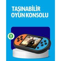Retro 520 Oyunlu Taşınabilir Konsol Hd Ekran Usb Şarjlı