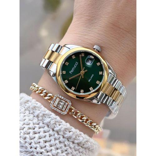 Ferrucci Vintage Seri 2 Yıl Garantili Yeni Sezon 3 Atm Suya Dayanıklı Kadın Kol Saati FC.F03609.3