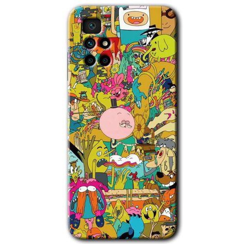 Redmi 10 Kılıf HD Desen Baskılı Arka Kapak - Süper Çizgi Kahramanlar 2