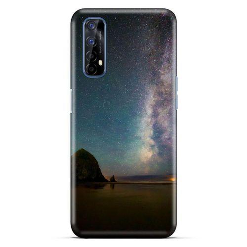 Lopard Oppo Realme 7 Uyumlu Kılıf Gece'S (20) Koruyucu Kılıf Siyah Yeşil