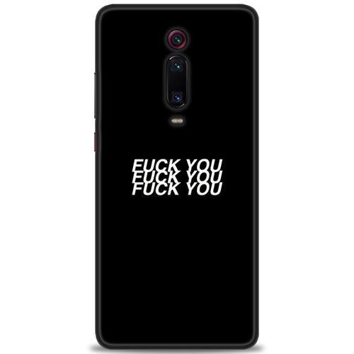 Xiaomi Mi 9T Kılıf HD Baskılı Kılıf - You You You + Tam Ekran Koruyucu