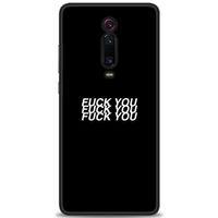 Xiaomi Mi 9T Kılıf HD Baskılı Kılıf - You You You + Tam Ekran Koruyucu