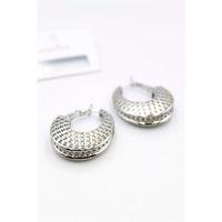 Telkari Halka Küpe - Gümüş