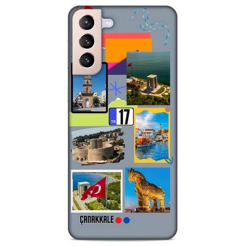 Lopard Samsung Galaxy S21 Plus Uyumlu Kılıf Şehirli ※ (17) Çanakkale Tasarım Kılıf