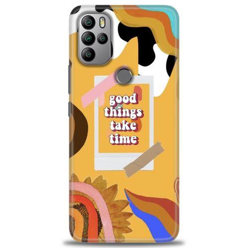 General Mobile GM 21 Pro Kılıf HD Baskılı Kılıf - Take Time + Tam Ekran Koruyucu