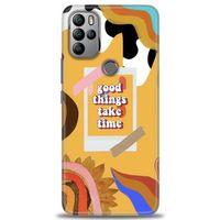 General Mobile GM 21 Pro Kılıf HD Baskılı Kılıf - Take Time + Tam Ekran Koruyucu