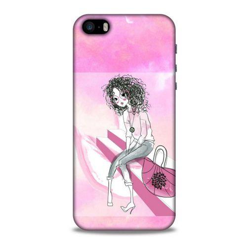 Sokak Modası 85 Apple iPhone SE Kılıf Desenli Silikon