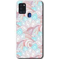 Galaxy A21s Kılıf HD Desen Baskılı Arka Kapak - Çin Mandala 1