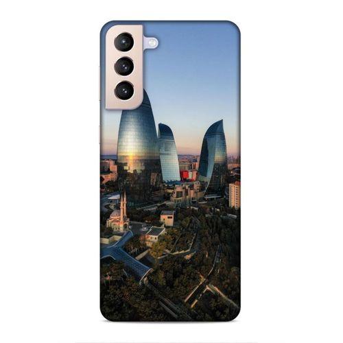 Samsung Galaxy S21 Plus Uyumlu Kılıf Azarbaijan (32) Soft Silikon Kılıf Azerbaycan Kuleleri