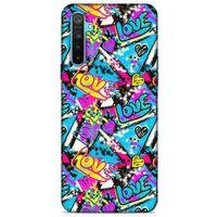 Graffitix (23) Desenli Silikon Kapak Oppo Realme 6i Kılıf