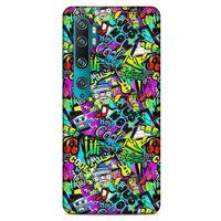 Graffitix (9) Desenli Silikon Kapak Xiaomi Mi Note 10 Pro Kılıf