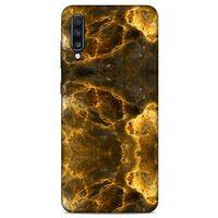 Mermer Desenli (9) Tema Kılıf Koyu Kahverengi Samsung Galaxy A70s Kılıf