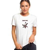 Linkin Park Art Baskılı Beyaz Kadın Tshirt