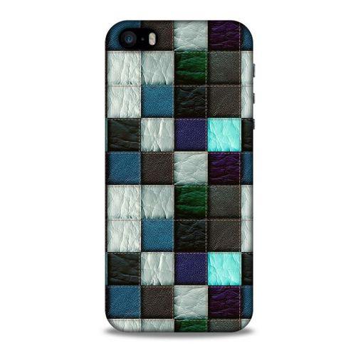 Apple iPhone SE Kılıf Patchwork (46) Core Armor Kılıf Gri Cam Göbeği