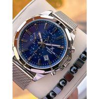 Daniel Klein Erkek Kol Saati 30 Metre Suya Dayanıklı Çelik Kordon + Bileklik Hediyeli VS.BLKT.0687