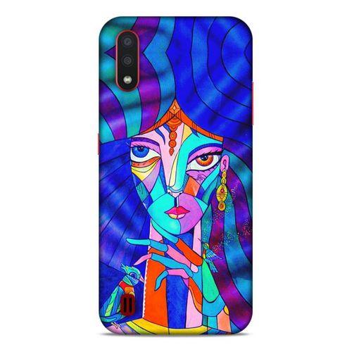 Lopard Samsung Galaxy A01 Uyumlu Kılıf Sürreal Yüzler ♀ (45) Liquid Air Kılıf Baskılı