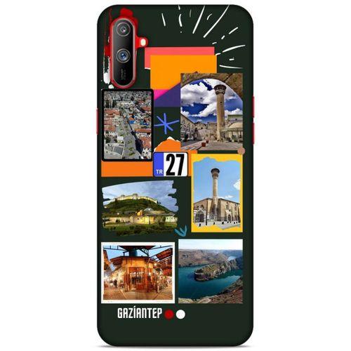 Lopard Oppo Realme C3 Uyumlu Kılıf Şehirli ※ (27) Gaziantep Tasarımlı Kılıf
