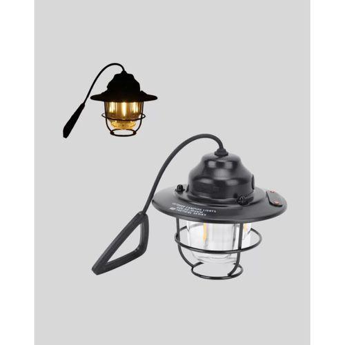 Retro Kamp Lambası Su Geçirmez Taşınabilir Gece Işığı Uzun Pil Ömürlü