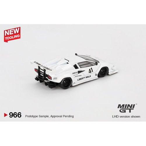 Mini GT Lamborghini Countach LB-WORKS White 2024 Tokyo Auto Salon 966