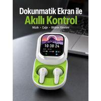 Dokunmatik Ekranlı Aktif Gürültü Azaltma Özellikli Kablosuz Kulaklık V5 4