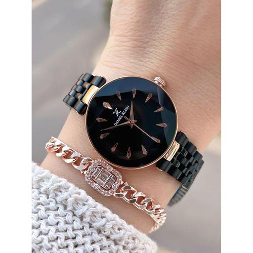 Daniel Klein Çelik Kordonlu 2 Yıl Garantili 3 Atm Suya Dayanıklı Kadın Kol Saati+Bileklik BD.10105.6